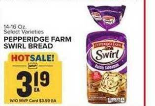 Food Lion Pepperidge farm swirl bread offer