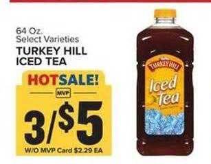 Food Lion Turkey hill iced tea offer