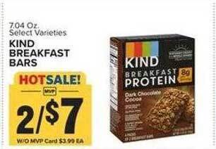 Food Lion Kind breakfast bars offer