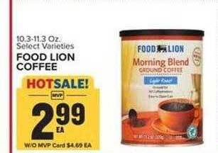 Food Lion Food lion coffee offer