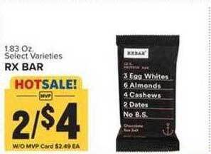 Food Lion Rx bar offer