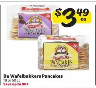 Harveys Supermarkets De wafelbakkers pancakes offer