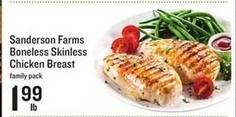 Lowes Foods Sanderson farms boneless skinless chicken breast offer