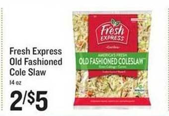Lowes Foods Fresh express old fashioned cole slaw offer