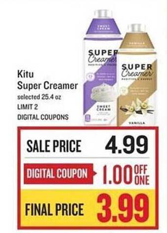 Lowes Foods Kitu super creamer offer