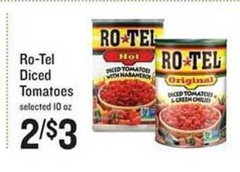 Lowes Foods Ro-tel diced tomatoes offer