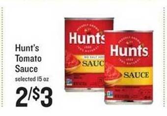 Lowes Foods Hunt's tomato sauce offer