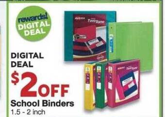 Market Street School binders offer