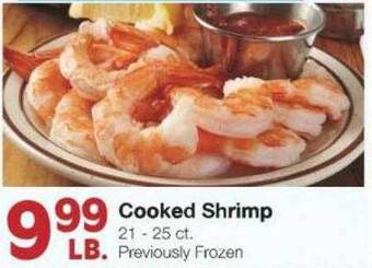 Market Street Cooked shrimp offer