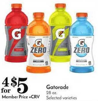 Pavilions Gatorade offer