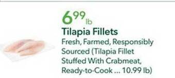 Publix Tilapia fillets offer