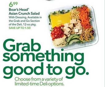 Publix Boar's head® asian crunch salad offer