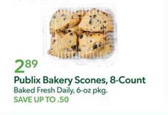 Publix Publix bakery scones 8-count offer