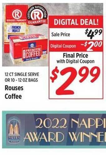 Rouses Rouses coffee offer