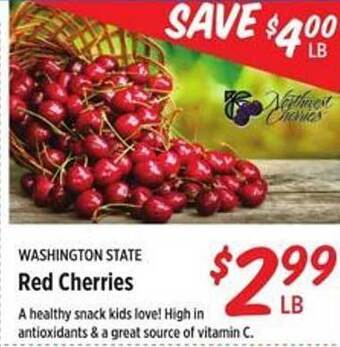 Rouses Red cherries offer