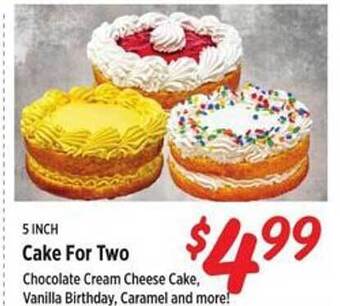 Rouses Cake for two offer