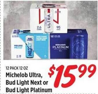 Rouses Michelob ultra bud light next or bud light platinum offer