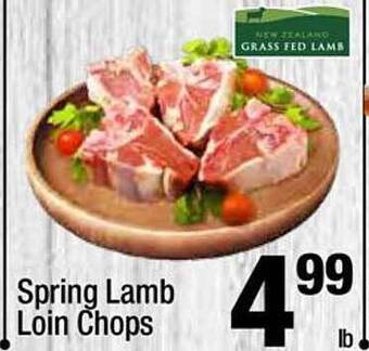 Super King Markets Spring lamb loin chops offer