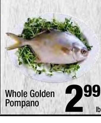 Super King Markets Whole golden pompano offer