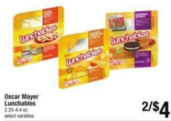 Shaw's Oscar Mayer Lunchables 2.25-4.4 oz. offer