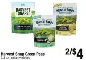 Shaw's Harvest Snap Green Peas 3.3 oz. offer