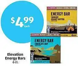 Aldi Elevation energy bars offer