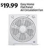 Aldi Easy home flat panel air circulation fan offer