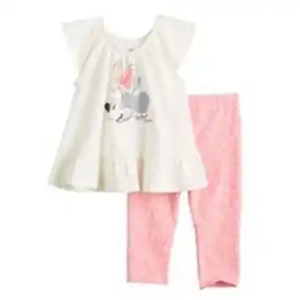 Kohl's Disney's minnie mouse baby girl top & pants set by jumping beans® offer