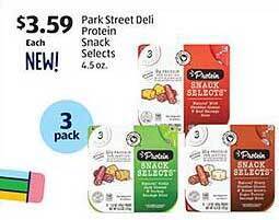 Aldi Park street deli protein snack offer