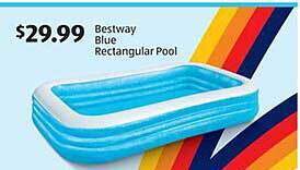 Aldi Bestway blue rectangular pool offer