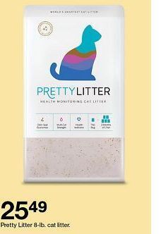 Target Pretty litter 8-lb. cat litter offer