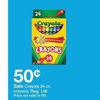Target Crayola crayons offer