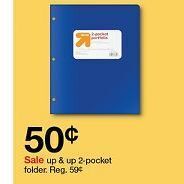 Target 2 pocket folder offer