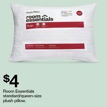 Target Plush pillow offer