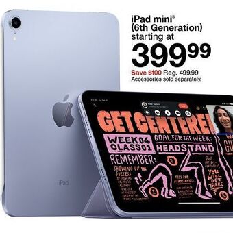 Target Ipad mini (6th generation) offer