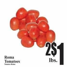 Baja Ranch Roma tomatoes offer
