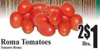 Baja Ranch Roma tomatoes offer