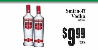 Baja Ranch Smirnoff vodka offer