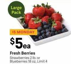 Nob Hill Fresh berries offer