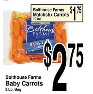 Super Saver Bolthouse farms baby carrots offer
