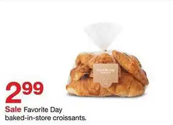 Target Favorite day baked-in-store croissants offer