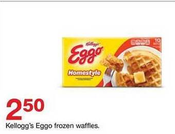 Target Kellogg's eggo frozen waffles offer