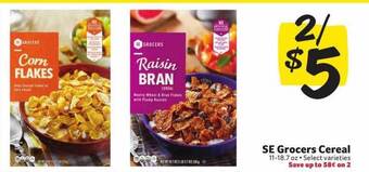 Winn Dixie Se grocers cereal offer