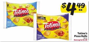 Winn Dixie Totino's pizza rolls offer