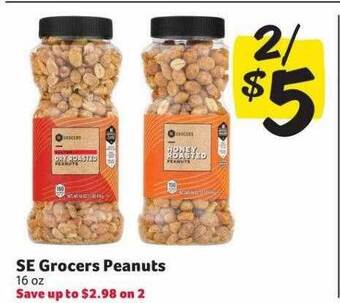 Winn Dixie Se grocers peanuts offer