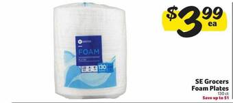 Winn Dixie Se grocers foam plates offer