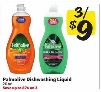 Winn Dixie Palmolive dishwashing liquid offer