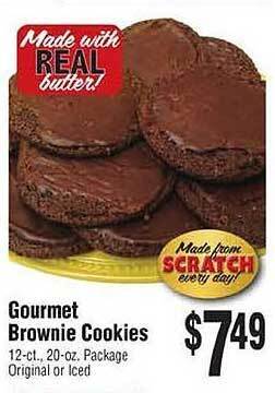 Gourmet brownie cookies
