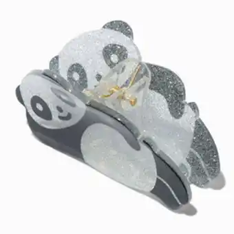 Claire's Glitter panda hair claw offer