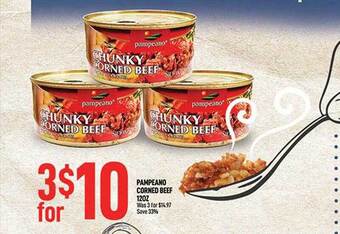 Seafood City Pampeano corned beef offer